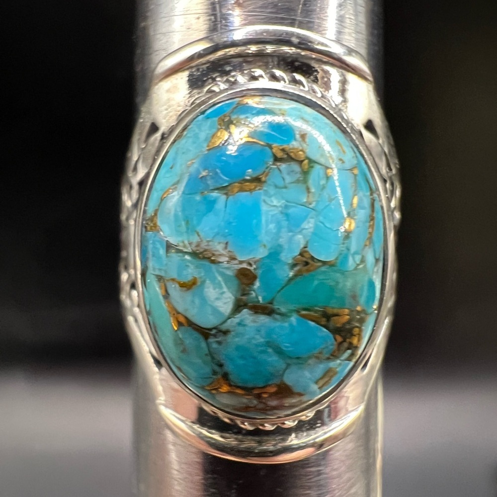 Sterling Silver and Turquoise Ring